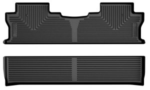 Honda Ridgeline Floor Mats - Rear - Husky Liners - X-act Contour - Black - `18-`24 Honda Ridgeline Floor Mats - Rear - Husky Liners - X-act Contour - Black - `18-`24